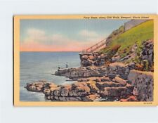 Postcard Fort Steps, along Cliff Walk, Newport, Rhode Island picture