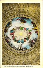 The Rotunda Canopy Apotheosis of Washington DC Divided Unposted Postcard 1913 picture