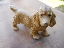 ANTIQUE HUBLEY COCKER SPANIEL Dog Cast Iron BOOKEND 6 3/4