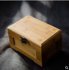 ♫  BAMBOO WOODEN RECTANGLE JEWELRY MUSIC BOX : WINNIE THE POOH picture