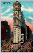 Times Building New York  Postcard picture