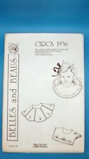 Vintage 1982 ~ BELLES and BEAUS CIRCA 1936 ~ Sewing & Embroidery Pattern Uncut picture