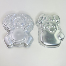 Lot of 2 Vintage Wilton Cake Pans Cabbage Patch Kids 2105-1984 Poppies 2105-2056 picture
