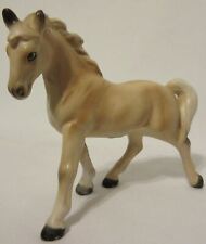 RARE Vintage Victoria Ceramics Made in Japan Beige Horse Stallion 1950s Figure picture