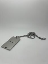 Stainless steel engravable Israeli Military style Dog Tag picture
