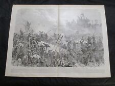 1885 Civil War Print - Attack of Federal Forces on Confederate Works, Vicksburg picture