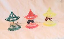 Vintage Set Of 3 Birdcage Spinner, Twinklers Christmas Ornaments picture