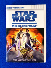 STAR WARS THE CLONE WARS: DECIDE YOUR DESTINY THE WAY OF THE JEDI HARDCOVER  S24 picture