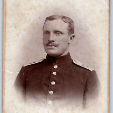 c1870s Hannover-Linden, Germany Military Man CdV Uniform Photo Card Soldier H37 picture