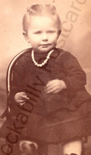 Antique 1800's Photo Portrait Waverly, IA. Cute Victorian Child By Leo Kahn picture