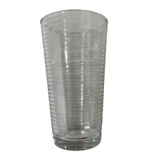 Circleware Crystal Tumbler Ribbed Pint Drinking Glass Clear 16oz. Large picture
