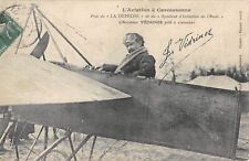 CPA 11 AVIATION A CARCASSONNE / AVIATOR VEDRINES READY TO FLY / PRICE OF picture