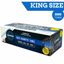 Shargio Filtered Cigarette Full Flavor Blue King Size Tubes - 200ct Box  picture