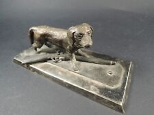 Antique Austria paperweight rifle, hunting dog-mixed metal picture