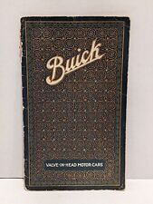 RARE VINTAGE  1918 BUICK Valve-In-Head Motor Car Catalog Booklet ILLUSTRATED picture
