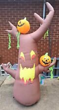Airblown Inflatable 7 Foot Scary Tree With Pumpkins Gemmy Halloween Prop Decor picture