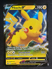 Pokemon TCG SWSH061 Pikachu V Black Star Promo Ultra Rare NM picture