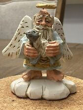 David Frykman Folk Art Angel Carrying a Sheep The Oldest Angel 1995 Figurine picture
