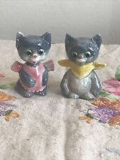 Vintage Adorable Kitten/Cat Salt and Pepper Shakers West Germany picture