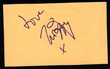 Twiggy English Supermodel Hand Signed Autograph 3x5 Cut picture