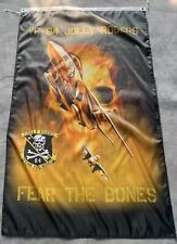 USN VF-84 Jolly Rogers Fear The Bones 3x5 ft Flag Banner  picture