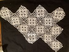 Vintage Fine Embroidered Crochet Cut Work Lace Beautiful Pattern picture