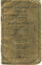 Vintage 1936 Norfolk & Western Railway Co. Hints on Health & First Aid Booklet picture
