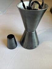 Lava Lamp Base & Cap Only - Metallic Pinhole - Gently Used Condition Really Cool picture