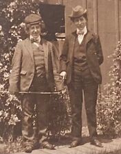1900 PHOTO ON BOARD~TWO WOMEN WEAR MEN’S CLOTHES~CROSS DRESSED~LESBIAN INTEREST picture