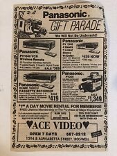 1985 Panasonic Gift Parade Vintage Print Ad Advertisement pa16 picture