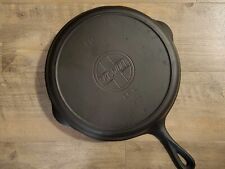Griswold Cast Iron #10 Slant Erie Logo Skillet with Heat Ring picture