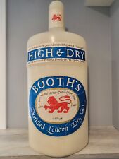 VERY RARE BOOTHS LONDON GIN STORE DISPLAY BOTTLE W/ BUILT IN ICEBIN ORIG LABELS picture
