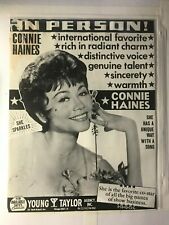 Mid-Century Promo Flyer Connie Haines International Favorite picture