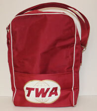 TWA vintage carry on travel tote shoulder bag Trans World Airlines picture