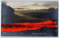 Hawaii HI Postcard RPPC Photo View Of Kilauea Volcano c1910's Unposted Antique picture
