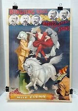 Vintage 1971 Ringling Brothers Barnum & Bailey MLLE ELENA Poster 23