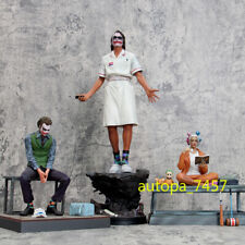 Suicide Squad Joker Figure Sit Scene The Dark Knight Statue Model Gift Toy New picture
