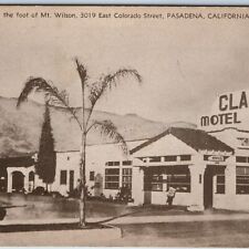 c1940s Pasadena Cali Clark Motel 3019 Colorado Street Mt. Wilson Camera Eye A219 picture