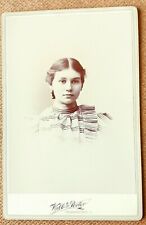 Vintage 1899 Young Lady Girl Photo Webb & Porter Youngstown Ohio picture