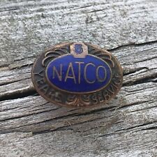 Vintage Antique NATCO 5 Year Employee Service Award Screwback Lapel Pin S4 picture
