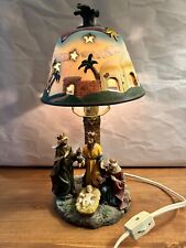 Three Kings Jesus Nativity Table Lamp Bethlehem Theme Shade picture