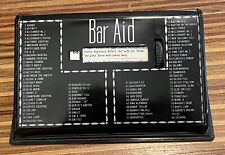 Vintage 1950’s Bar Aid Metal Drink Recipe Wheel Rolodex Bartender Helper picture