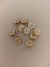 Lot of10 15mm Small Lv Button    Replacement Button picture
