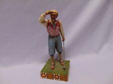 2005 Jim Shore Heartwood Creek Enesco Golfer ceramic Figurine 7.5