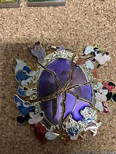 WDW 13 Reflections of Evil Pin Board Exclusive Mirror Full Set Of 6 Disney Pins picture