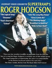 ROGER HODGSON SUPERTRAMP 2018 SMALL NORTH AMERICAN TOUR BOOKLET PROGRAM  picture