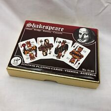 Vintage Shakespeare Piatnik Playing Card Set, 2 decks Complete picture