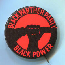C. 1967 - 68   BLACK PANTHER PARTY  Panthers  Civil Rights Black Power Cause Pin picture