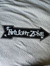 TWILIGHT ZONE ARROW SIGN METAL TIN BAR MAN CAVE GAME ROOM MOVIE picture