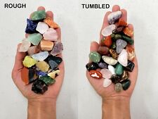 Rough & Tumbled Crystals Mix, Assorted Natural Gems Stones Confetti Crystal Lot picture
